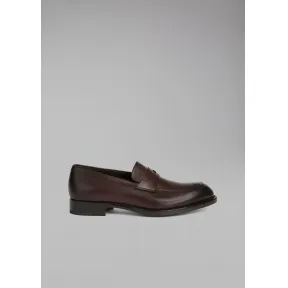 乔治阿玛尼/Giorgio Armani 马衔扣装饰 Galizia 小牛皮莫卡辛鞋 11527196rl