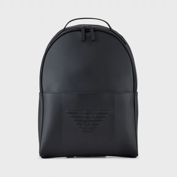 安普里奥·阿玛尼/Emporio Armani 正面口袋鹰标装饰背包  45472101lu