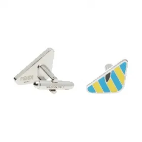 芬迪/Fendi 男士黄色CUFF LINKS金属袖扣 7AJ064 O6J F08LI