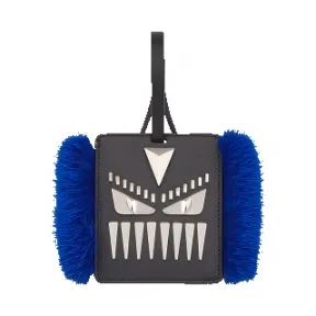 芬迪/Fendi 男士黑色LUGGAGE TAG小牛皮行李牌 7AR508 OE3 F08AY