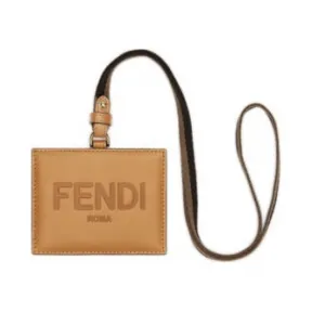 芬迪/Fendi 姓名牌 皮革 米色 8M0452AAYZF15KR 8056867713067