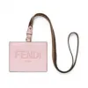 芬迪/Fendi 姓名牌 皮革 粉红色 8M0452AAYZF1CJY 8056867307914