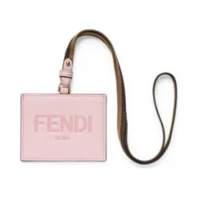 芬迪/Fendi 姓名牌 皮革 粉红色 8M0452AAYZF1CJY 8056867307914