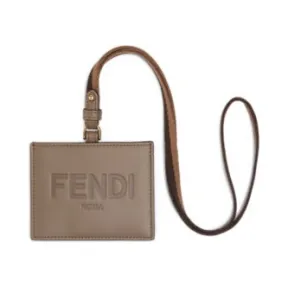 芬迪/Fendi 姓名牌 - 灰色皮革姓名牌 8M0452AAYZF1F1M 8056867307921