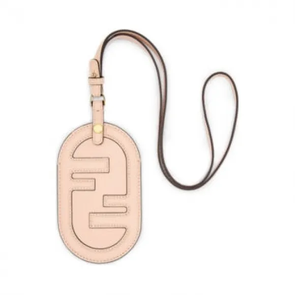 芬迪/Fendi 姓名牌 皮革 粉红色 8M0475A5DYF14N1 8054321191017