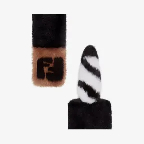 芬迪/Fendi TALE SCARF_黑色狐狸毛领 FNG444 A1Q DF0C8G