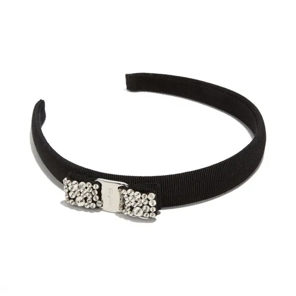 菲拉格慕/Salvatore Ferragamo 蝴蝶结水晶头巾 347581_713034