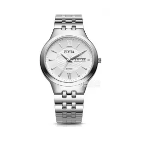飞亚达/Fiyta 卓雅系列 不锈钢 37毫米 石英机芯 男表 G1268.WWW