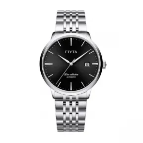 飞亚达/Fiyta 风致系列 精钢 39.8MM 自动机械机芯 男表 GA801001.WBW