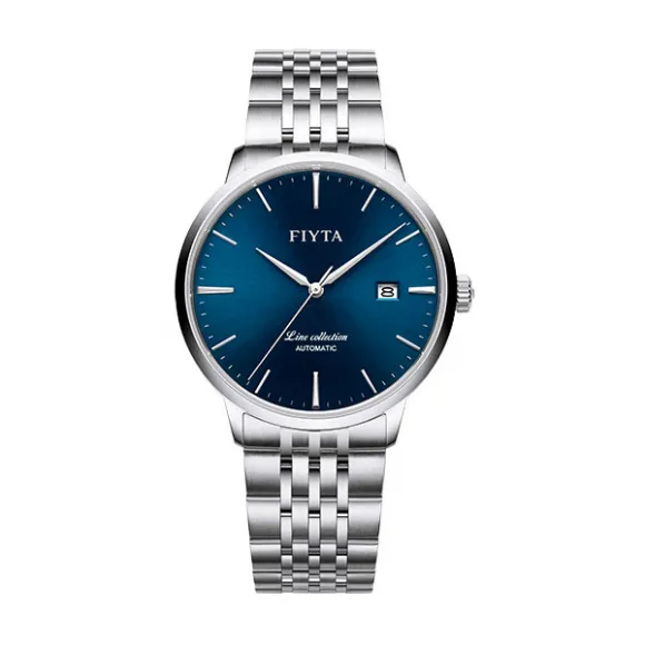 飞亚达/Fiyta 风致系列 精钢 39.8MM 自动机械机芯 男表 GA801001.WLW