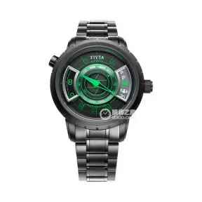 飞亚达/Fiyta 摄影师系列 黑色精钢 42毫米 自动机械机芯 男表 GA8488.BBB