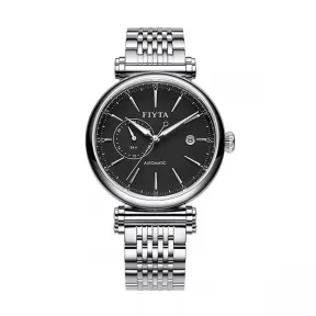 飞亚达/Fiyta 印系列 精钢 41.5MM 自动机械机芯 男表 GA850002.WBW