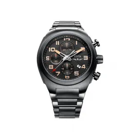 飞亚达/Fiyta 马赫系列 黑色、钛合金 45MM 飞亚达“神七”多功能计时机械机心 男表 GA8540.BBB