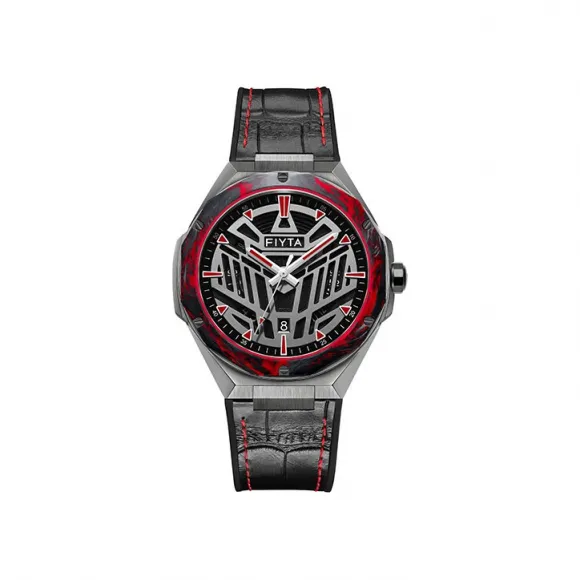 飞亚达/Fiyta 44.5MM 枪色、精钢 自动机械机芯 女表 GA866016.QBB