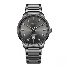 飞亚达/Fiyta 远洋系列 黑色、精钢 42mm 自动机械机芯 男表 GA867003.BBB