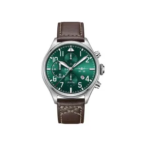 飞亚达/Fiyta 45MM 大马士革钢 瑞士多功能计时自动机械机芯（ETA-7750） 女表 GA881009.WNK