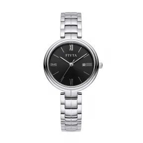 飞亚达/Fiyta 倾城系列 精钢 30MM 石英机芯 女表 L800017.WBW