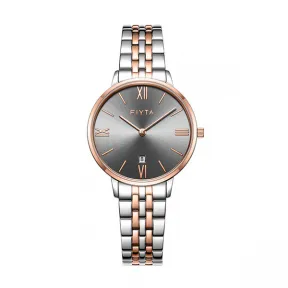 飞亚达/Fiyta 卓雅系列 精钢 32MM 石英机芯 女表 L800018.MHM