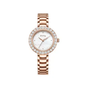 飞亚达/Fiyta 31MM 玫瑰金色、精钢 石英机芯 女表 L865011.PWPD