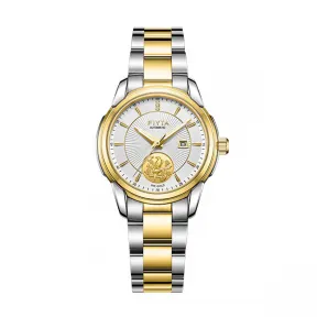 飞亚达/Fiyta 芯动系列 精钢 32MM 自动机械机芯 女表 LA802076.TWT