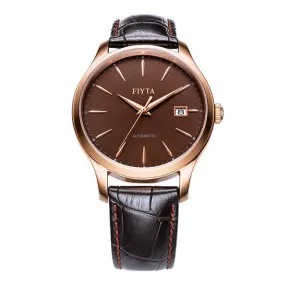 飞亚达/Fiyta  玫瑰金色、精钢 40MM 自动机械机芯  WGA1010.PSR-海外款