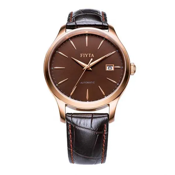 飞亚达/Fiyta  玫瑰金色、精钢 40MM 自动机械机芯  WGA1010.PSR-海外款