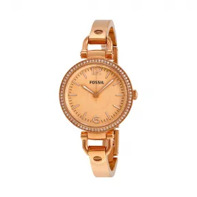 化石/Fossil Georgia Glitz 32 MM 精钢 石英机芯 女表 ES3226