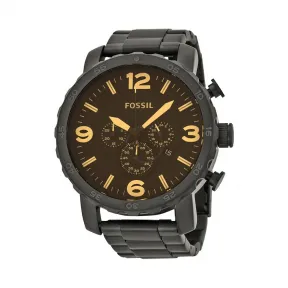 化石/Fossil Nate 50 MM 精钢 石英机芯 男表 JR1356