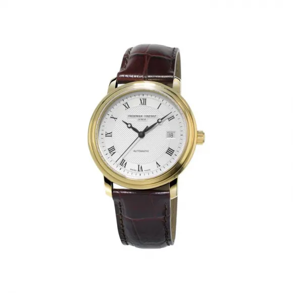 康斯登/Frederique Constant 百年典雅焯见自动上链腕表 39MM 不锈钢镀金色 自动机械机芯 FC-303MC3P5
