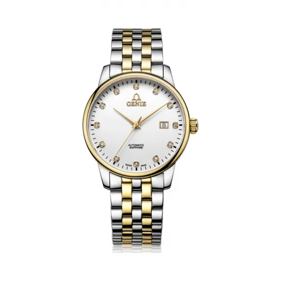 爵尼/Genie 塞柏尔系列 316L精钢 40mm 自动机械机芯 男表 GNQ-T1823M-GD