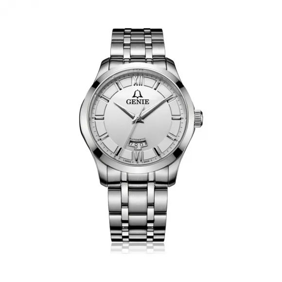 爵尼/Genie 大将系列 316L精钢 42mm 自动机械机芯 男表 GNQ-T1833M-AW