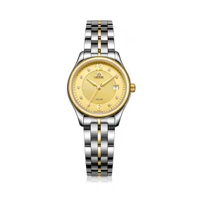 爵尼/Genie 豪仕系列 316L精钢 28mm 石英机芯 女表 GNQ-T1837L-QDG