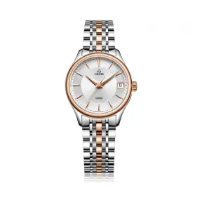 爵尼/Genie 凡尔赛系列 316L精钢 31.5mm 自动机械机芯 女表 GNQ-T1842L-ARW