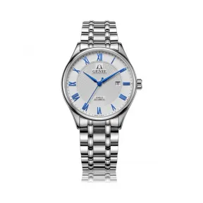 爵尼/Genie 博雅系列 316L精钢 41mm 自动机械机芯 男表 GNQ-T1845M-WL