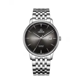 爵尼/Genie 罗贝撒系列 316L精钢 41mm 自动机械机芯 男表 GNQ-T1855M-AWB