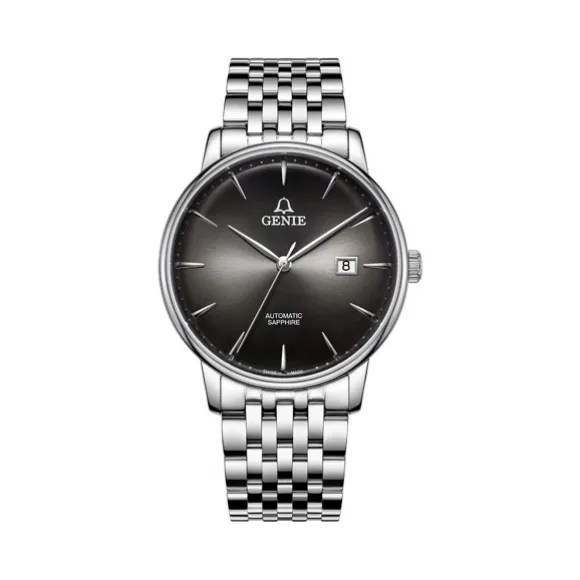 爵尼/Genie 罗贝撒系列 316L精钢 41mm 自动机械机芯 男表 GNQ-T1855M-AWB