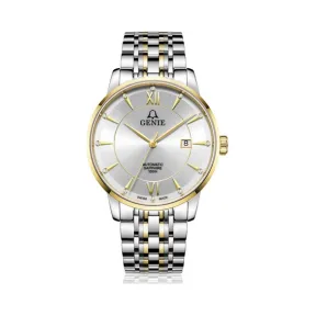 爵尼/Genie 百年时光系列 316L精钢 41mm 自动机械机芯 男表 GNQ-T1856M-AGW