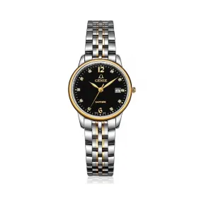 爵尼/Genie 真情系列 316L精钢 28mm 石英机芯 女表 GNQ-T2006L-1GB