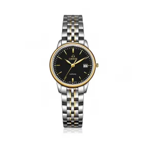 爵尼/Genie 真情系列 316L精钢 28mm 石英机芯 女表 GNQ-T2006L-GB