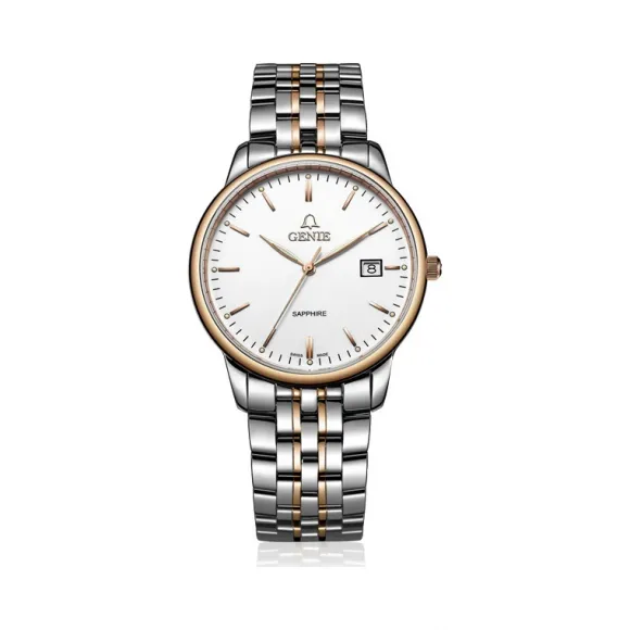 爵尼/Genie 真情系列 316L精钢 39mm 石英机芯 男表 GNQ-T2006M-R