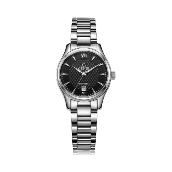 爵尼/Genie 尚美系列 316L精钢 29mm 石英机芯 女表 GNQ-T2012L-B