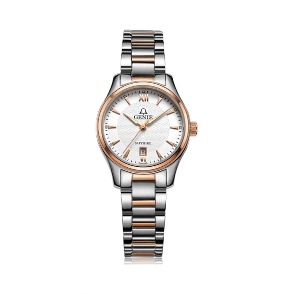 爵尼/Genie 尚美系列 316L精钢 29mm 石英机芯 女表 GNQ-T2012L-R