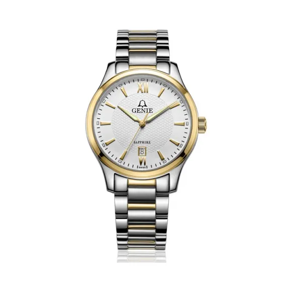 爵尼/Genie 尚美系列 316L精钢 41mm 石英机芯 男表 GNQ-T2012M-G