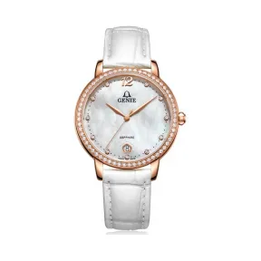 爵尼/Genie 梅丽尔系列 316L精钢 35mm 石英机芯 女表 GNQ-T2020L-LQDRW