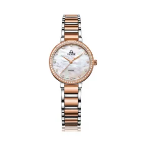爵尼/Genie 宝丽系列 316L精钢 27mm 石英机芯 女表 GNQ-T2025L-QDRW