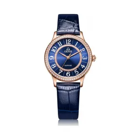 爵尼/Genie 俪洛莎系列 316L精钢 31mm 石英机芯 女表 GNQ-T2036L-LQRL