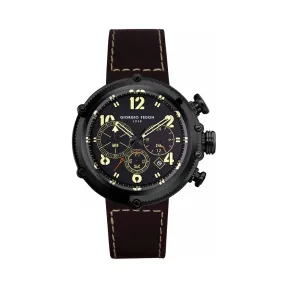 乔治菲登GF1921 Sport Utility II系列 黑色电镀不锈钢 石英机芯 GFBM003