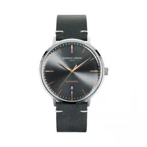 乔治菲登GF1919手表男 盗日者系列皮带自动机械大表盘 高级灰GFCF003