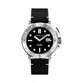 乔治菲登GF1919手表男 复仇者系列自动机械水鬼潜水腕表 黑带黑盘GFCL001