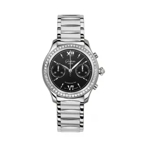 格拉苏蒂/Glashutte Original Ladies 女士系列 精钢镶钻 自动机械机芯 女表 39-34-13-12-34